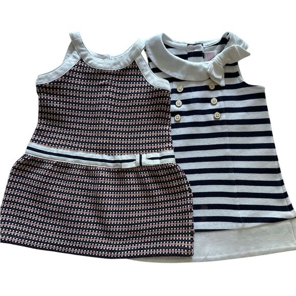 Bundle Janie and Jack Girls Dresses Size 18-24 months Spring/Summer Nautical - Picture 1 of 11